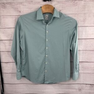 Peter Millar Crown Sport Shirt XL Button Down Gingham Check Stretch Performance‎
